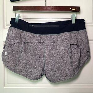 lululemon athletica Heathered Grey Women's Athletic Shorts